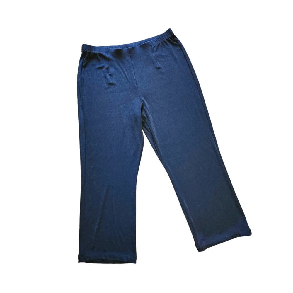 Chico's Travelers cropped pants black size 8P